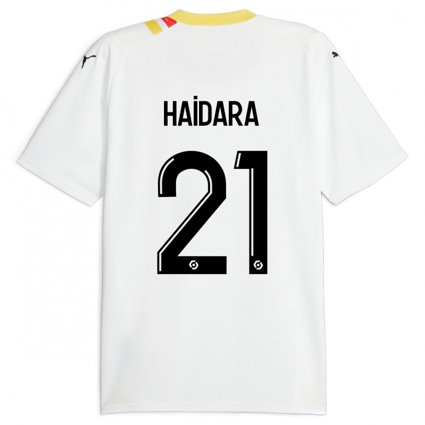 Niño Camiseta Massadio Haidara #21 Negro 2ª Equipación 2023/24 La Camisa Chile