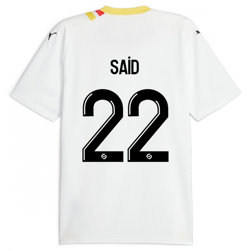 Niño Camiseta Wesley Saïd #22 Negro 2ª Equipación 2023/24 La Camisa Chile