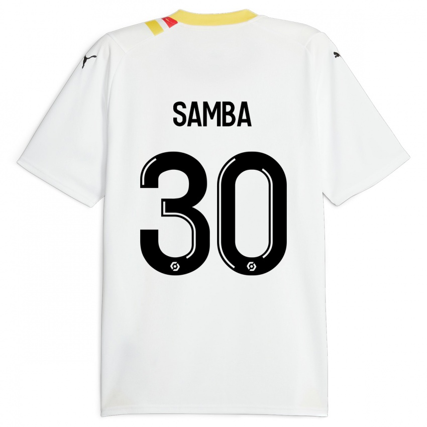 Niño Camiseta Brice Samba #30 Negro 2ª Equipación 2023/24 La Camisa Chile