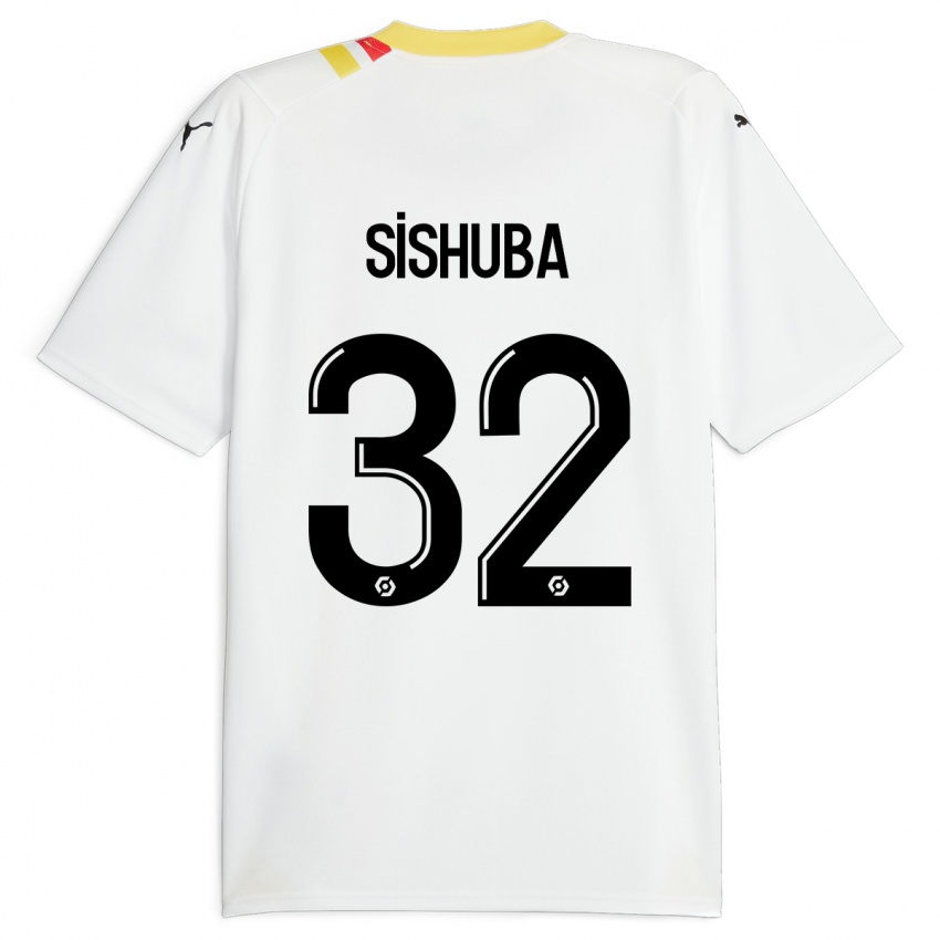 Niño Camiseta Ayanda Sishuba #32 Negro 2ª Equipación 2023/24 La Camisa Chile