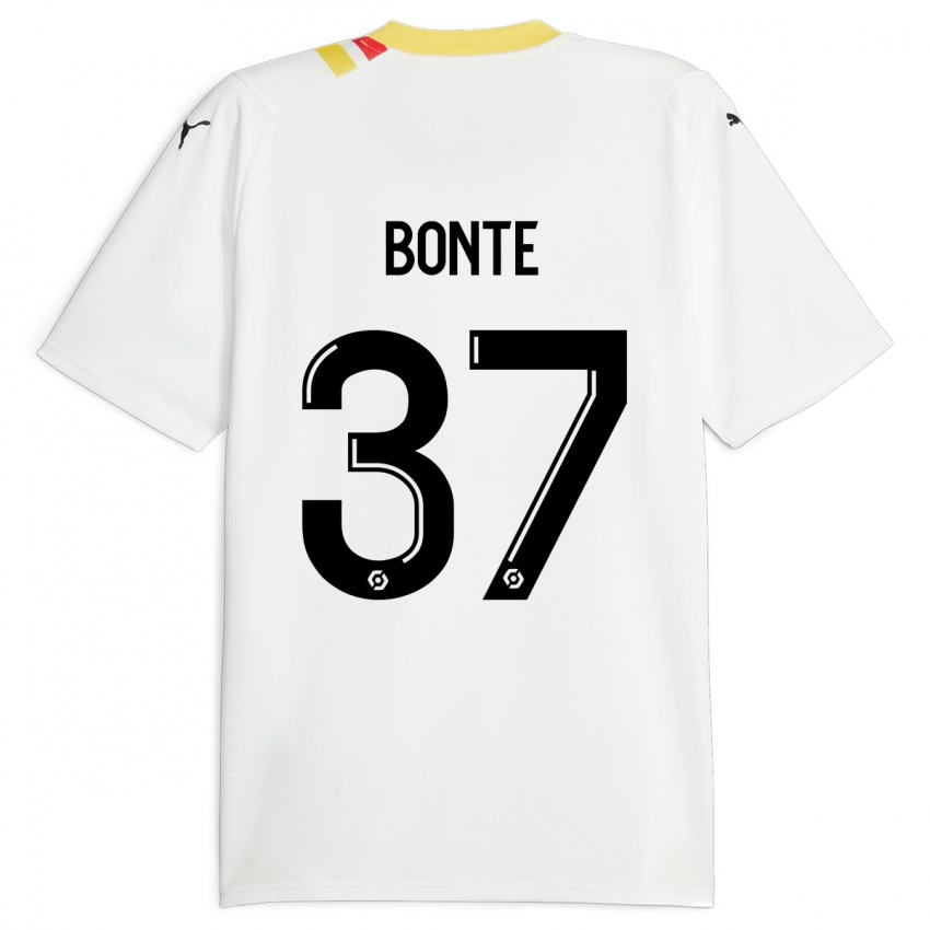 Niño Camiseta Nolan Bonte #37 Negro 2ª Equipación 2023/24 La Camisa Chile