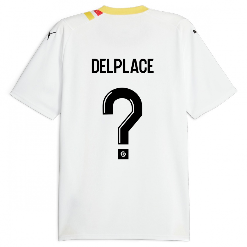 Niño Camiseta Adam Delplace #0 Negro 2ª Equipación 2023/24 La Camisa Chile