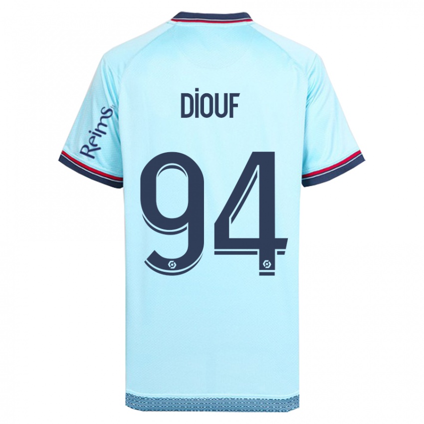 Niño Camiseta Yehvann Diouf #94 Cielo Azul 2ª Equipación 2023/24 La Camisa Chile