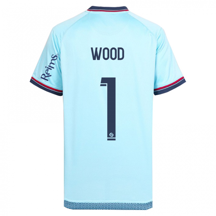 Niño Camiseta Mackenzie Wood #1 Cielo Azul 2ª Equipación 2023/24 La Camisa Chile