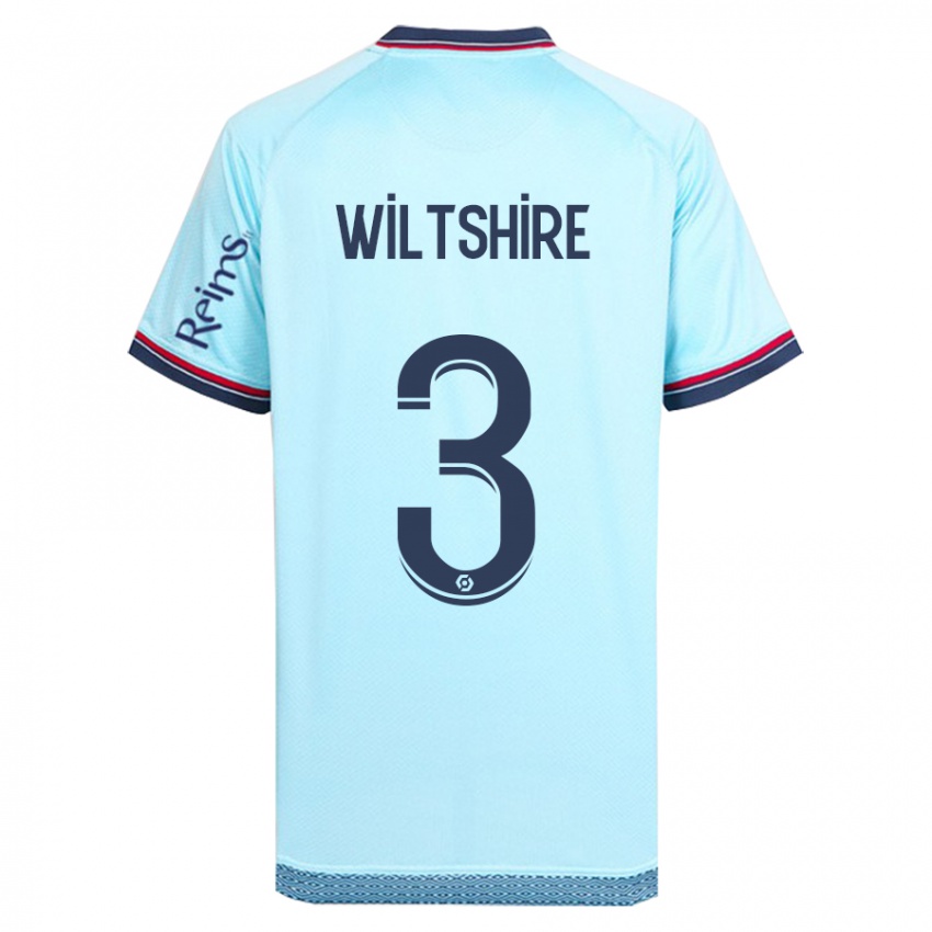 Niño Camiseta Tiernny Wiltshire #3 Cielo Azul 2ª Equipación 2023/24 La Camisa Chile