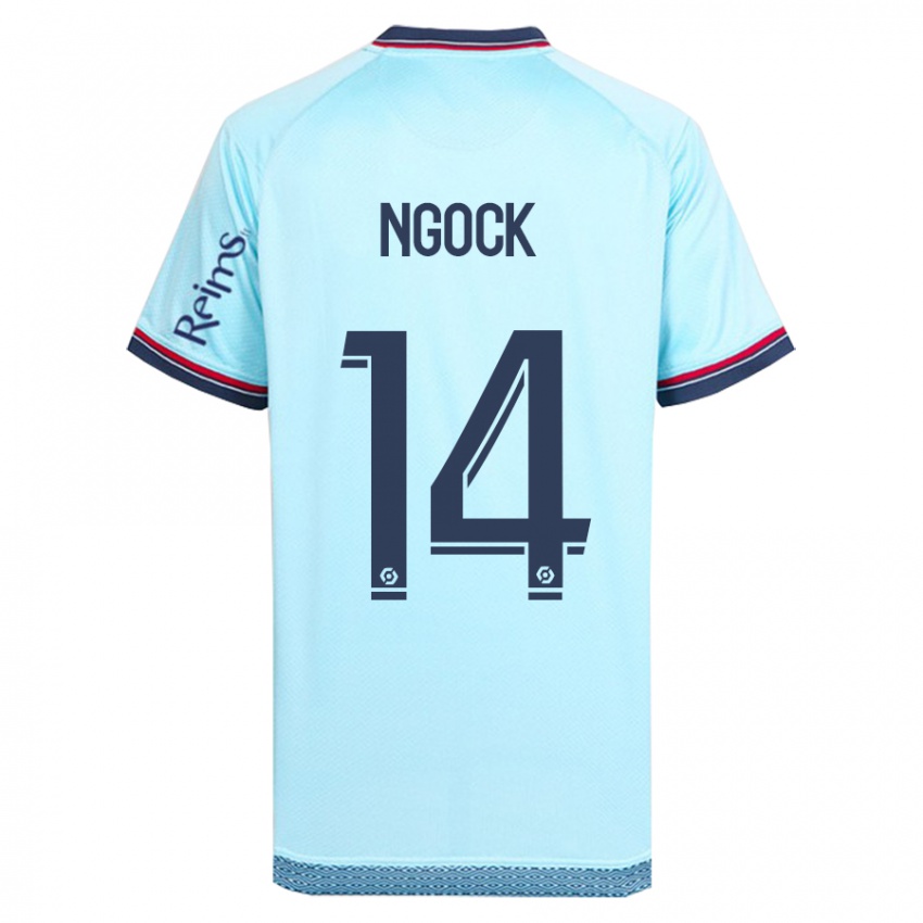 Niño Camiseta Monique Ngock #14 Cielo Azul 2ª Equipación 2023/24 La Camisa Chile