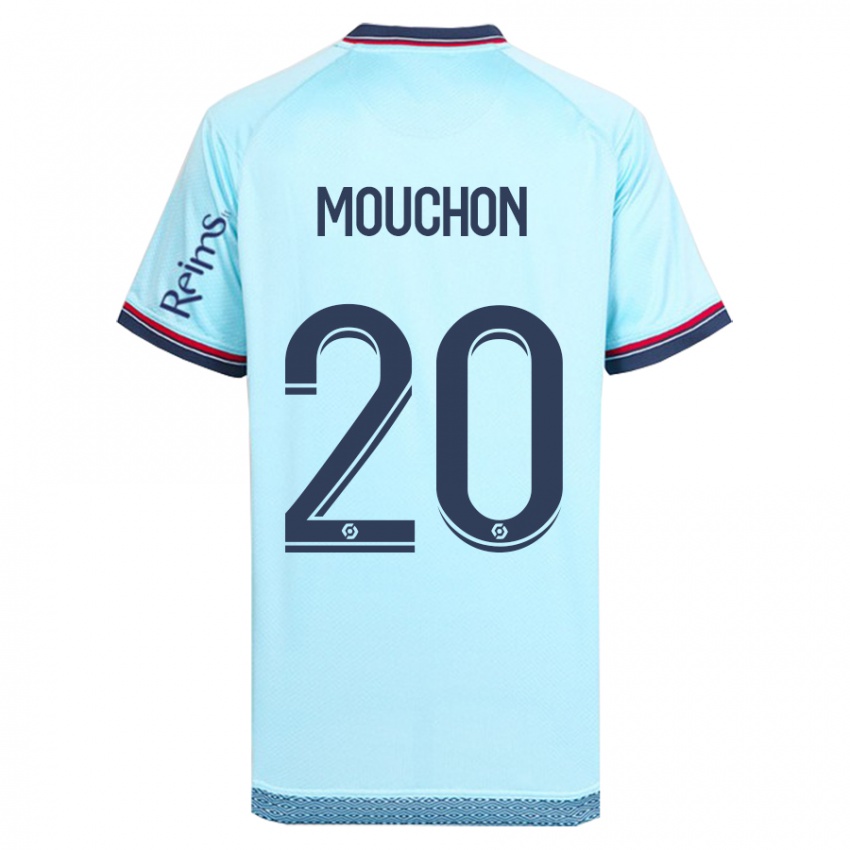 Niño Camiseta Noemie Mouchon #20 Cielo Azul 2ª Equipación 2023/24 La Camisa Chile