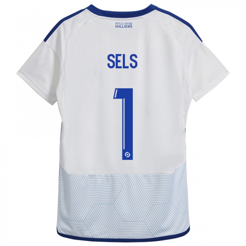 Niño Camiseta Matz Sels #1 Blanco 2ª Equipación 2023/24 La Camisa Chile