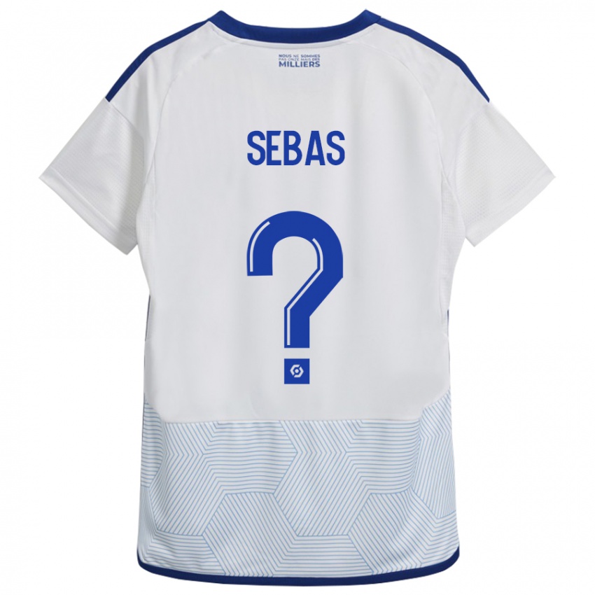 Niño Camiseta Jérémy Sebas #0 Blanco 2ª Equipación 2023/24 La Camisa Chile