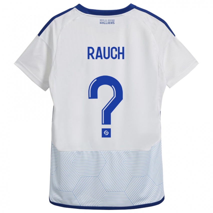 Niño Camiseta Hugo Rauch #0 Blanco 2ª Equipación 2023/24 La Camisa Chile