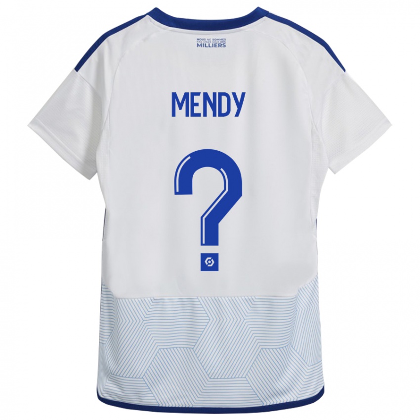 Niño Camiseta François Mendy #0 Blanco 2ª Equipación 2023/24 La Camisa Chile