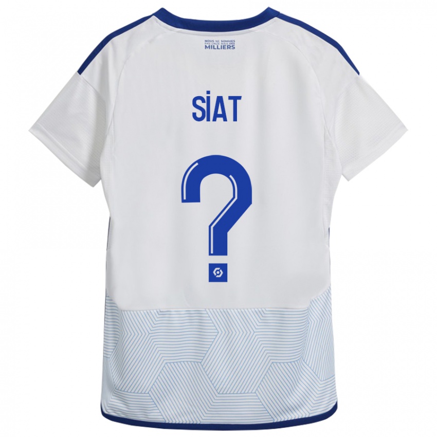 Niño Camiseta Victor Siat #0 Blanco 2ª Equipación 2023/24 La Camisa Chile