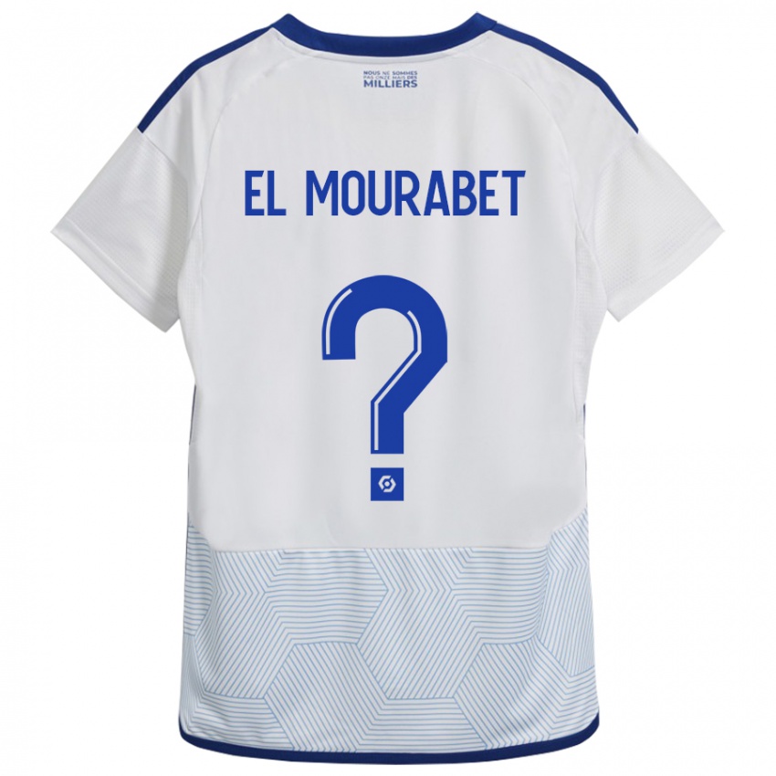 Niño Camiseta Samir El Mourabet #0 Blanco 2ª Equipación 2023/24 La Camisa Chile