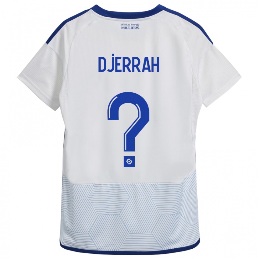 Niño Camiseta Karim Djerrah #0 Blanco 2ª Equipación 2023/24 La Camisa Chile