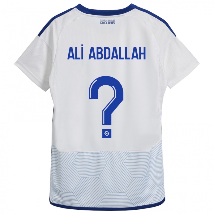 Niño Camiseta Aboubacar Ali Abdallah #0 Blanco 2ª Equipación 2023/24 La Camisa Chile