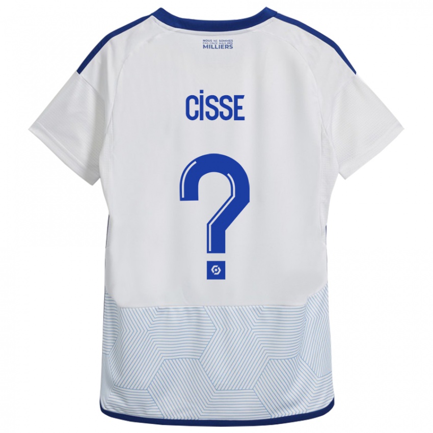 Niño Camiseta Louis Cisse #0 Blanco 2ª Equipación 2023/24 La Camisa Chile