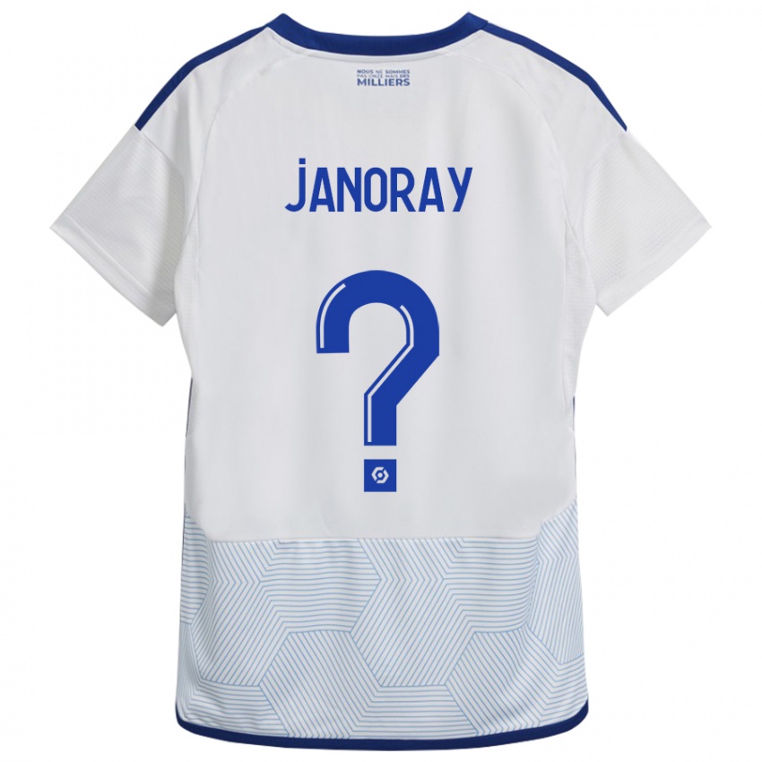 Niño Camiseta Sacha Janoray #0 Blanco 2ª Equipación 2023/24 La Camisa Chile