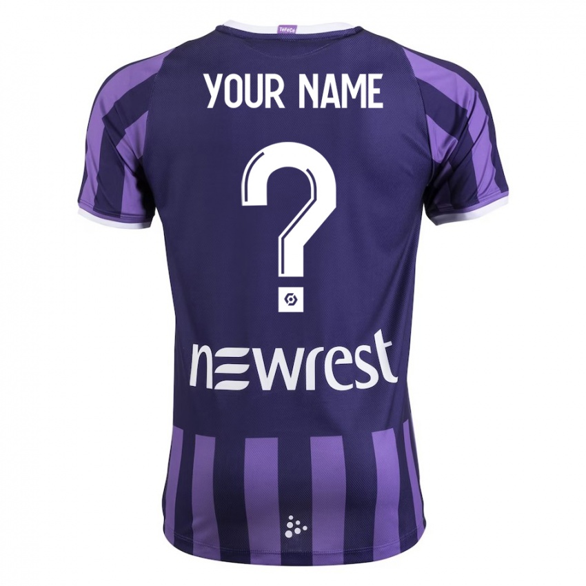 Niño Camiseta Su Nombre #0 Morado 2ª Equipación 2023/24 La Camisa Chile