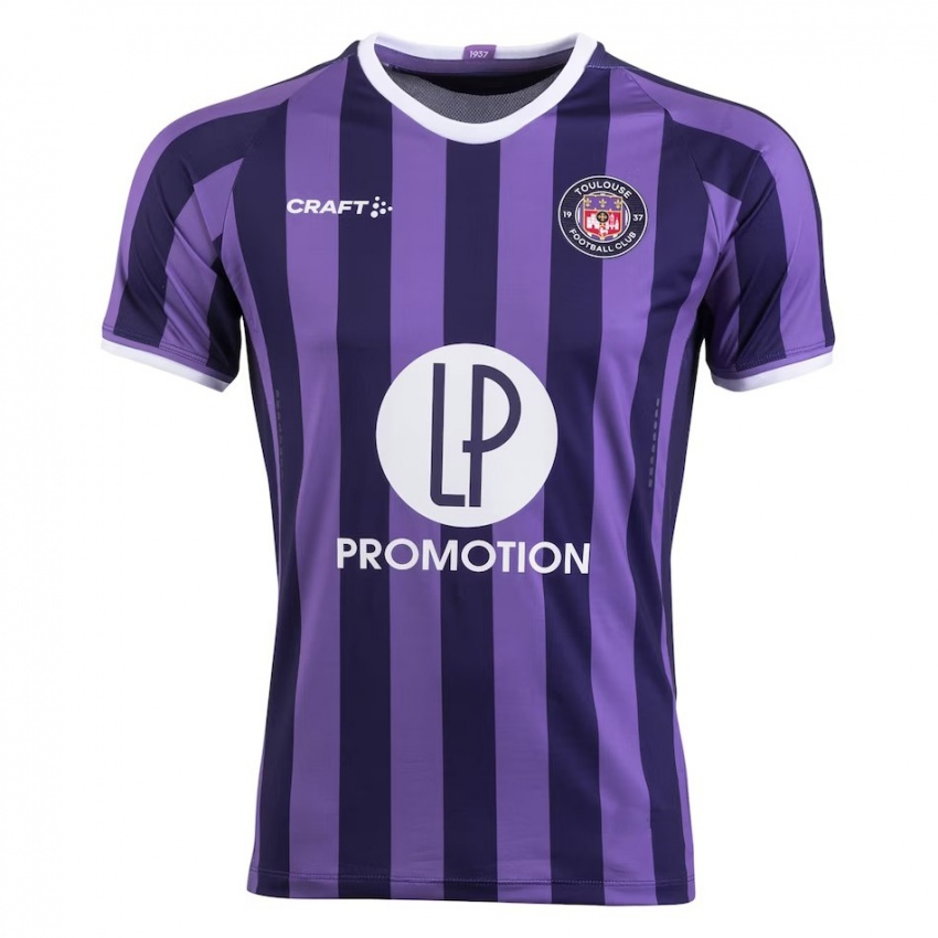 Niño Camiseta Clément Pujos #0 Morado 2ª Equipación 2023/24 La Camisa Chile