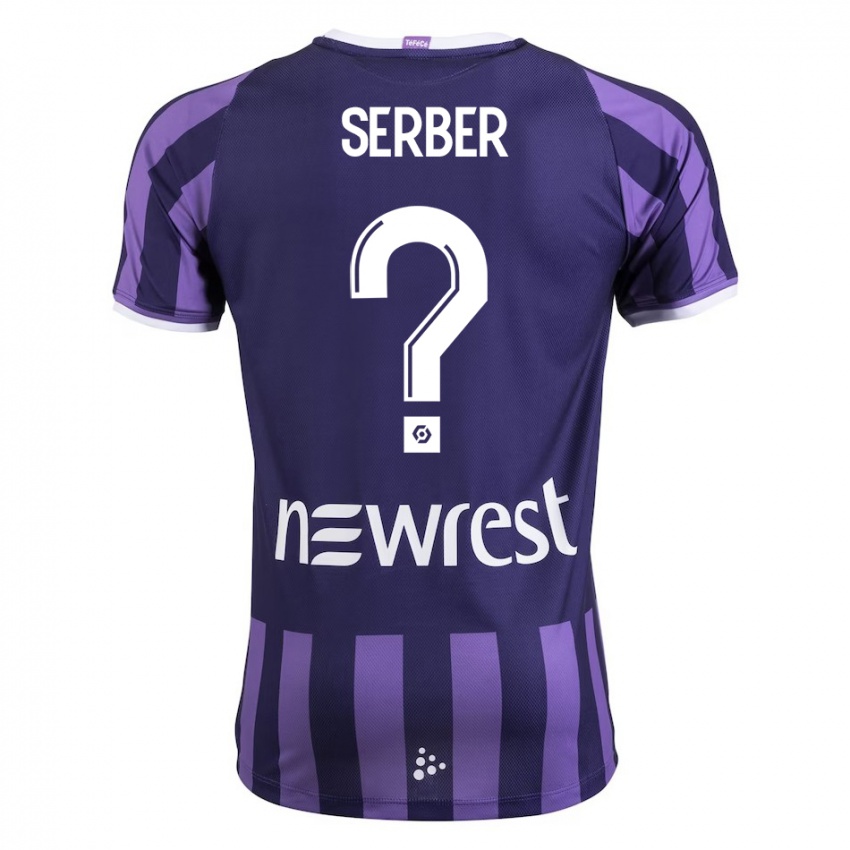 Niño Camiseta Kléri Serber #0 Morado 2ª Equipación 2023/24 La Camisa Chile