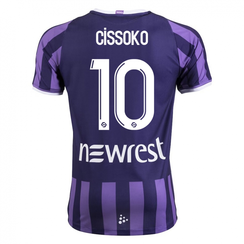 Niño Camiseta Ibrahim Cissoko #10 Morado 2ª Equipación 2023/24 La Camisa Chile