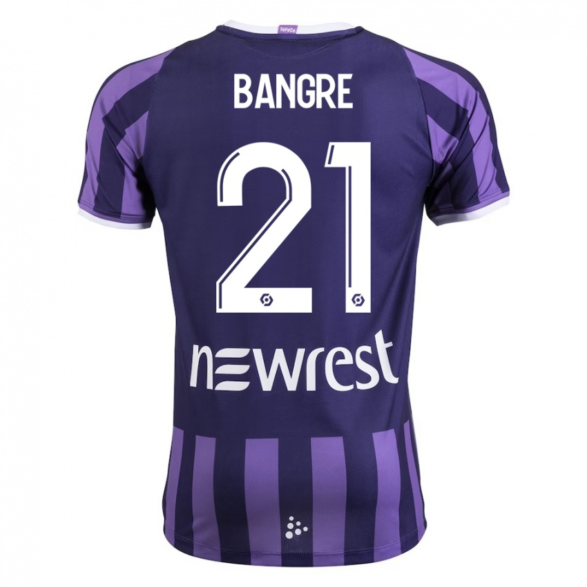 Niño Camiseta Mamady Bangré #21 Morado 2ª Equipación 2023/24 La Camisa Chile