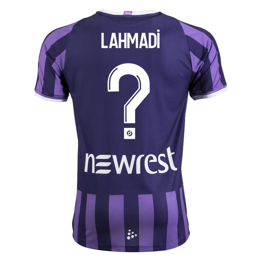 Niño Camiseta Noah Lahmadi #0 Morado 2ª Equipación 2023/24 La Camisa Chile