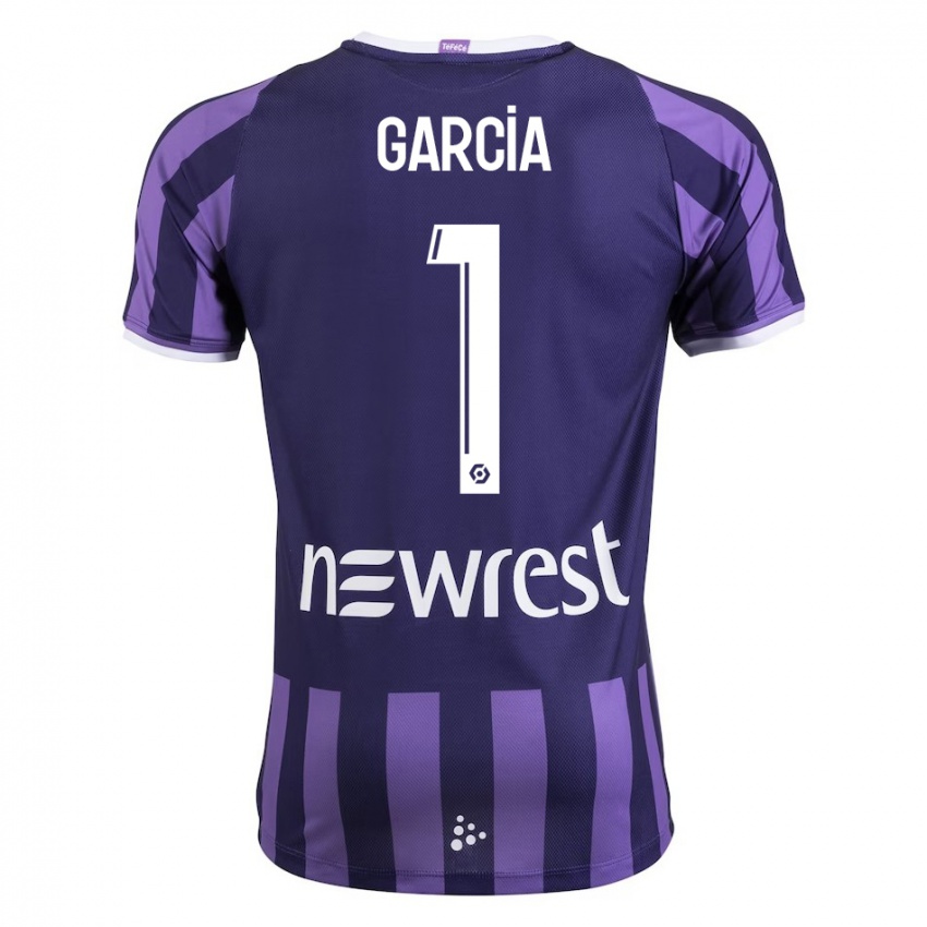 Niño Camiseta Deborah Garcia #1 Morado 2ª Equipación 2023/24 La Camisa Chile