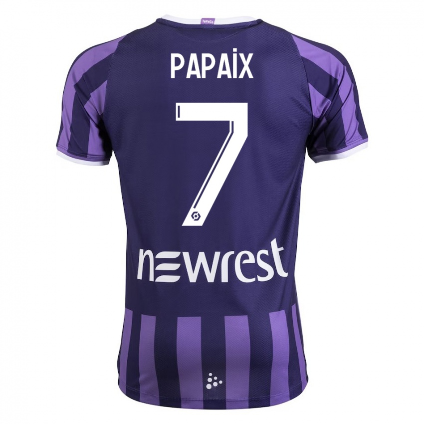 Niño Camiseta Marie Papaix #7 Morado 2ª Equipación 2023/24 La Camisa Chile