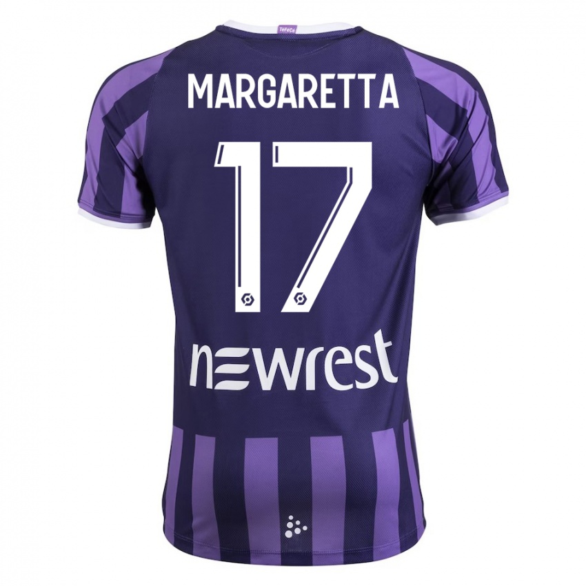 Niño Camiseta Jessica Margaretta #17 Morado 2ª Equipación 2023/24 La Camisa Chile