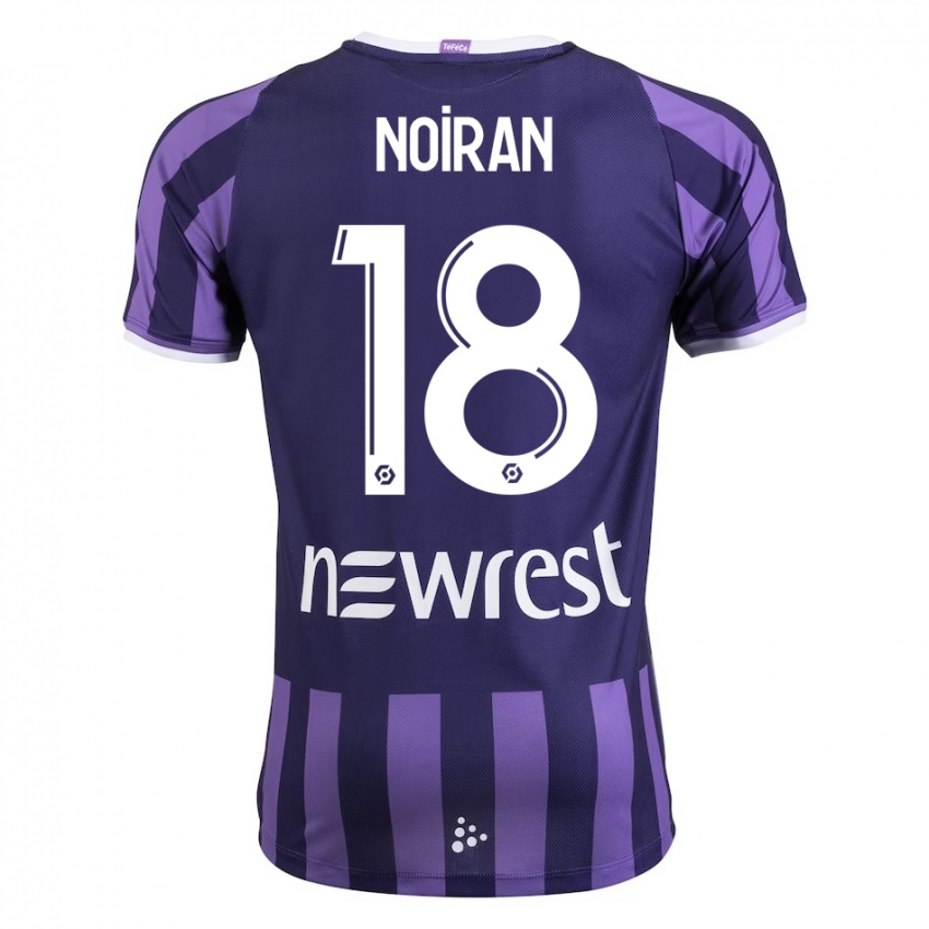 Niño Camiseta Clara Noiran #18 Morado 2ª Equipación 2023/24 La Camisa Chile