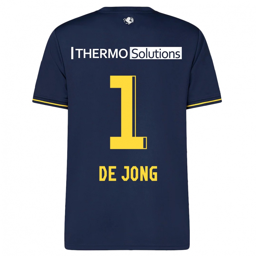 Niño Camiseta Daniëlle De Jong #1 Armada 2ª Equipación 2023/24 La Camisa Chile