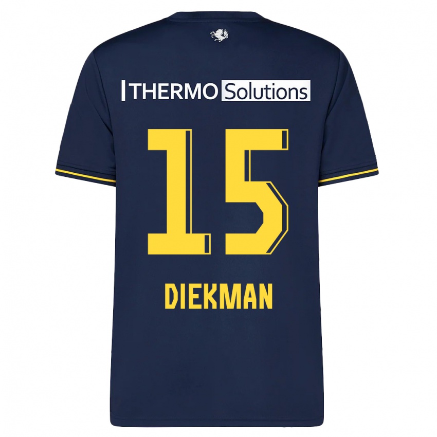 Niño Camiseta Jill Diekman #15 Armada 2ª Equipación 2023/24 La Camisa Chile