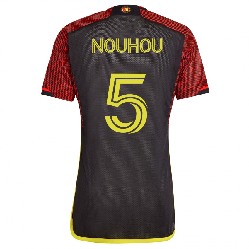 Niño Camiseta Nouhou #5 Naranja 2ª Equipación 2023/24 La Camisa Chile