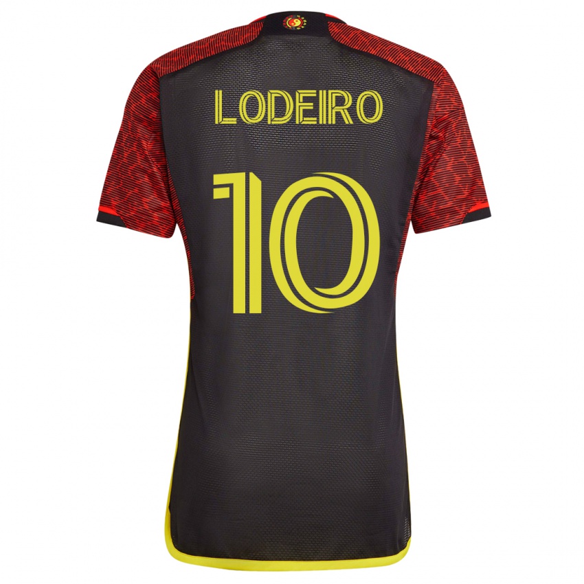 Niño Camiseta Nicolás Lodeiro #10 Naranja 2ª Equipación 2023/24 La Camisa Chile