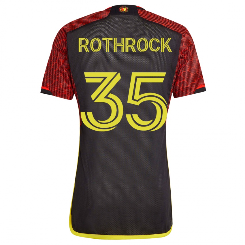 Niño Camiseta Paul Rothrock #35 Naranja 2ª Equipación 2023/24 La Camisa Chile