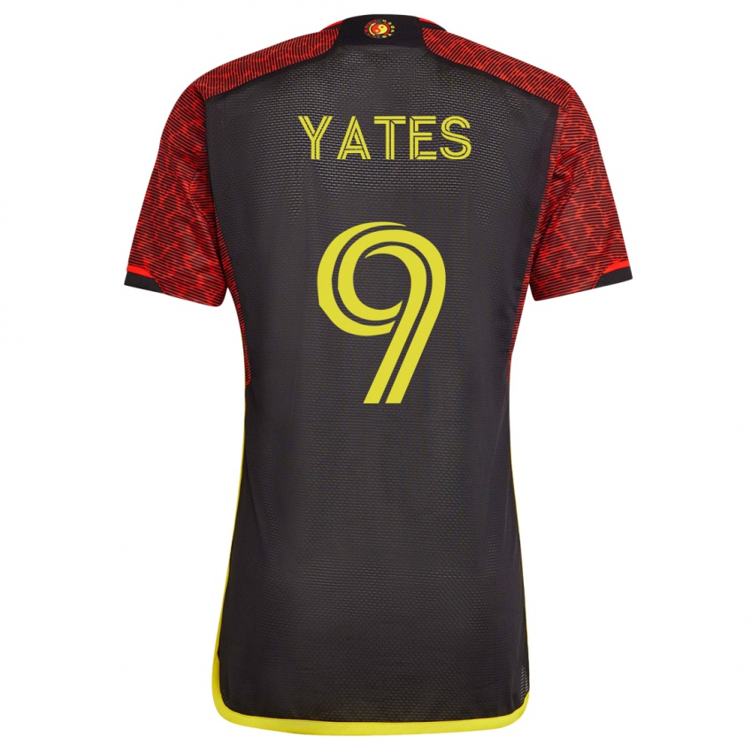 Niño Camiseta Summer Yates #9 Naranja 2ª Equipación 2023/24 La Camisa Chile