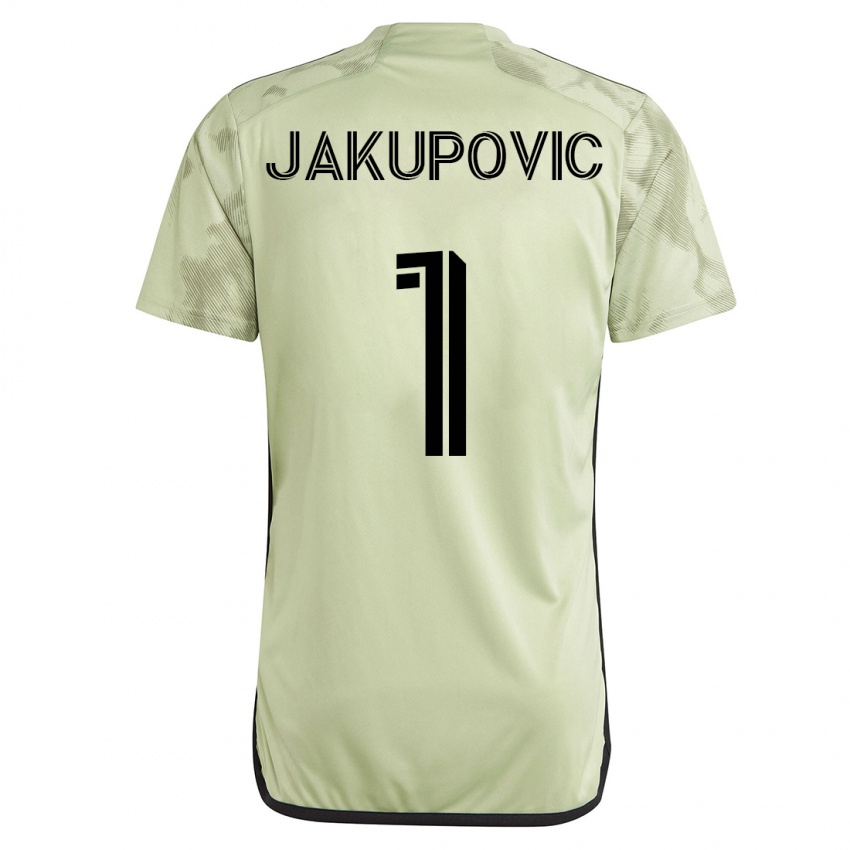 Niño Camiseta Eldin Jakupović #1 Verde 2ª Equipación 2023/24 La Camisa Chile