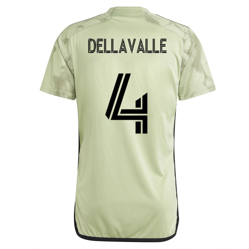 Niño Camiseta Lorenzo Dellavalle #4 Verde 2ª Equipación 2023/24 La Camisa Chile