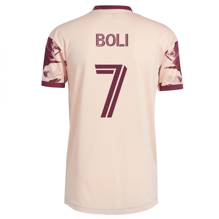 Niño Camiseta Franck Boli #7 Blanquecino 2ª Equipación 2023/24 La Camisa Chile