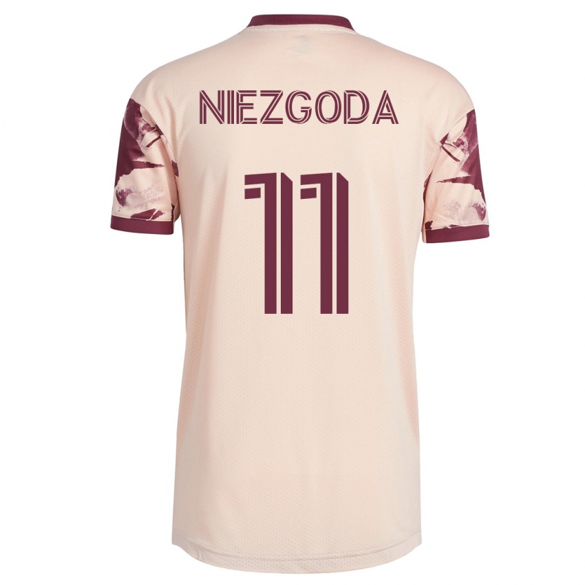 Niño Camiseta Jaroslaw Niezgoda #11 Blanquecino 2ª Equipación 2023/24 La Camisa Chile