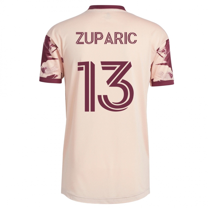 Niño Camiseta Dario Zuparic #13 Blanquecino 2ª Equipación 2023/24 La Camisa Chile