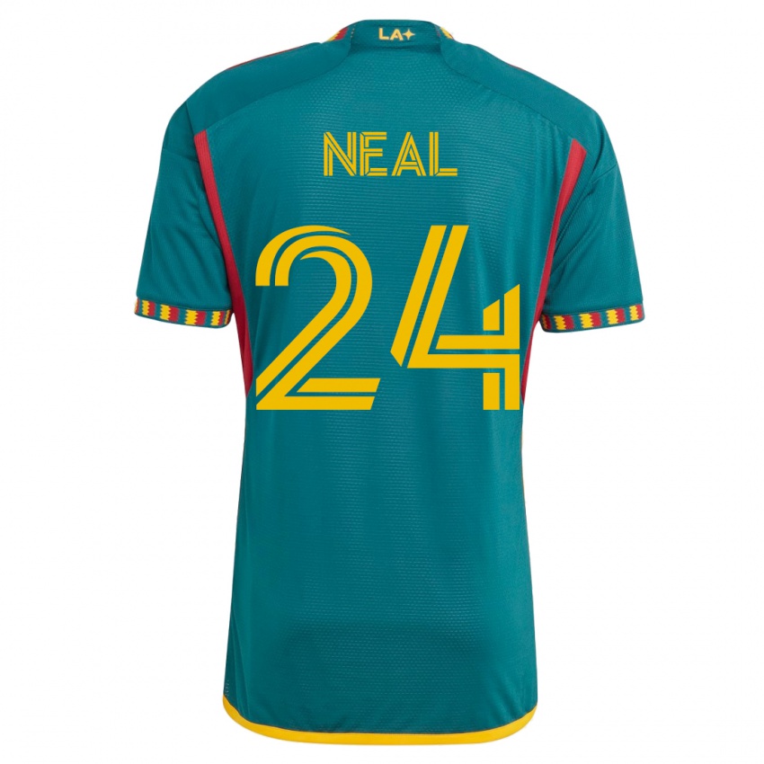 Niño Camiseta Jalen Neal #24 Verde 2ª Equipación 2023/24 La Camisa Chile