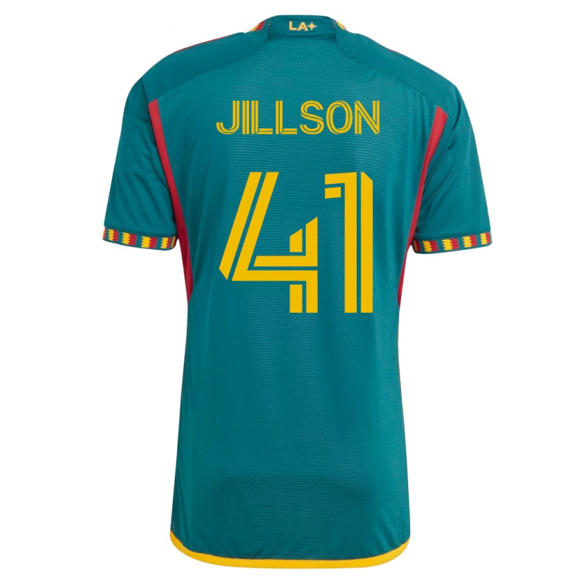 Niño Camiseta Simon Jillson #41 Verde 2ª Equipación 2023/24 La Camisa Chile