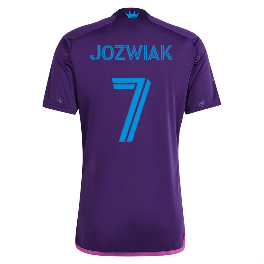 Niño Camiseta Kamil Józwiak #7 Violeta 2ª Equipación 2023/24 La Camisa Chile