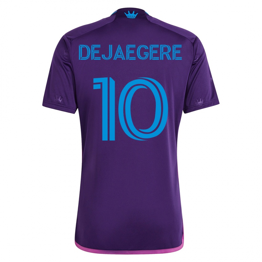 Niño Camiseta Brecht Dejaegere #10 Violeta 2ª Equipación 2023/24 La Camisa Chile