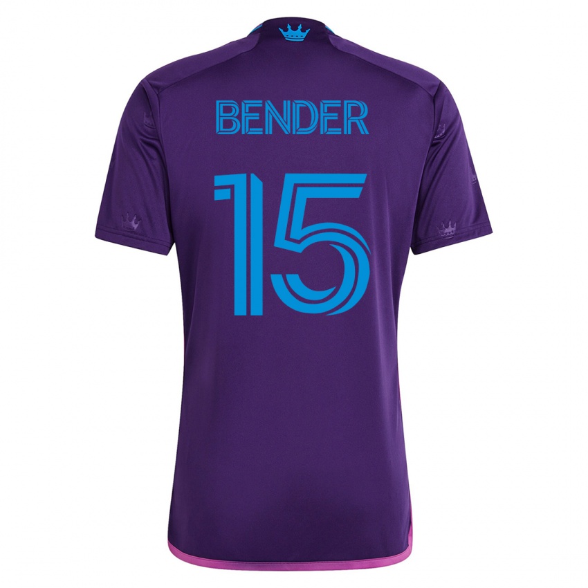 Niño Camiseta Ben Bender #15 Violeta 2ª Equipación 2023/24 La Camisa Chile
