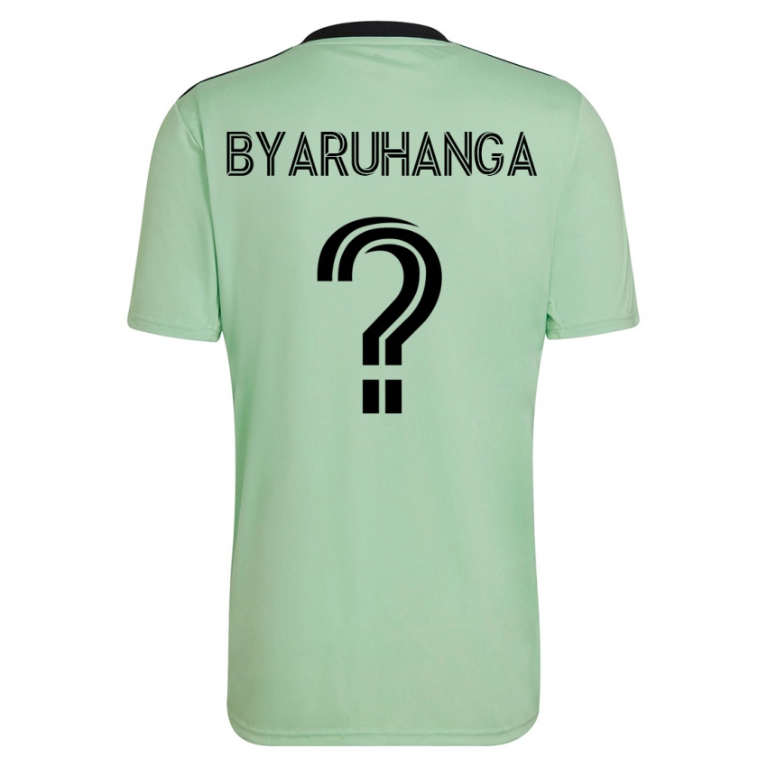 Niño Camiseta Bobosi Byaruhanga #0 Verde Claro 2ª Equipación 2023/24 La Camisa Chile