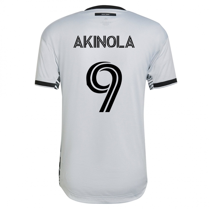 Niño Camiseta Ayo Akinola #9 Blanco 2ª Equipación 2023/24 La Camisa Chile