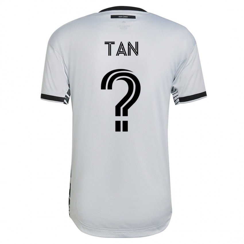 Niño Camiseta Oliver Tan #0 Blanco 2ª Equipación 2023/24 La Camisa Chile